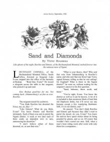 Sand and Diamonds By Victor Rousseau