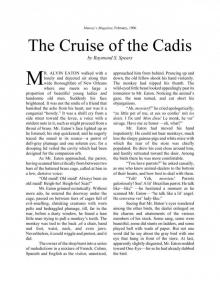 The Cruise of the Cadis by Raymond S