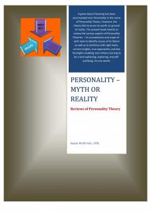 PERSONALITY - REALITY OR MYTH