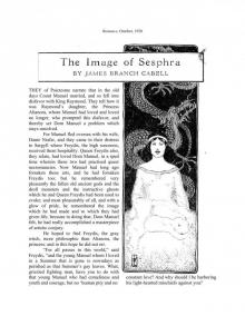 The Image of Sesphra by James Branch Cabell
