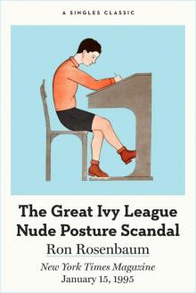 The Great Ivy League Nude Posture Photo Scandal