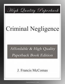 Criminal Negligence