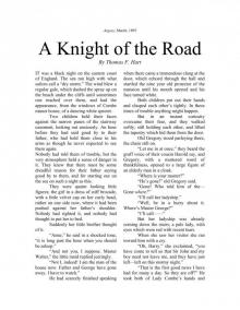 A Knight of the Road