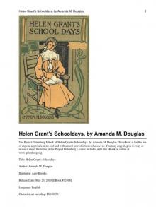 Helen Grant's Schooldays