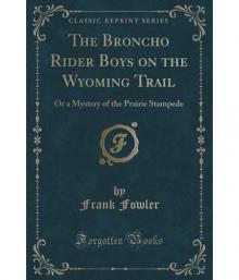 The Broncho Rider Boys on the Wyoming Trail