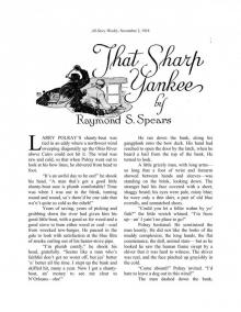 That Sharp Yankee by Raymond S