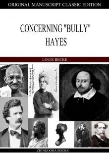 Concerning Bully Hayes