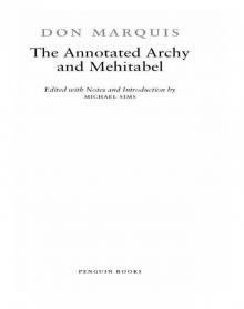 The Annotated Archy and Mehitabel