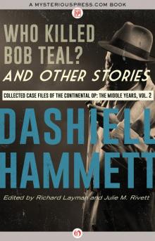 Who Killed Bob Teal? And Other Detective Stories