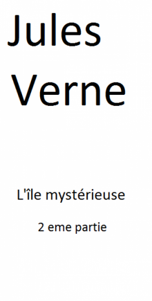 Jules Verne - L'île mystérieuse 2eme partie