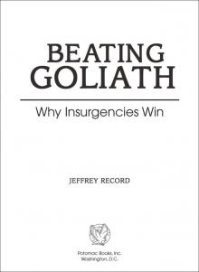 Beating Goliath