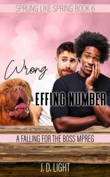 Wrong Effing Number: A Falling for the Boss MPreg (Sprung Like Spring Book 6)