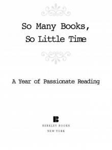 So Many Books, So Little Time