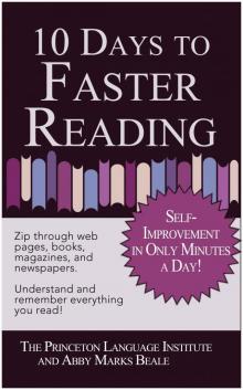 10 Days to Faster Reading