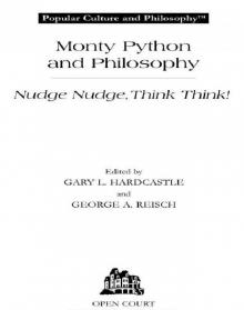 Monty Python and Philosophy