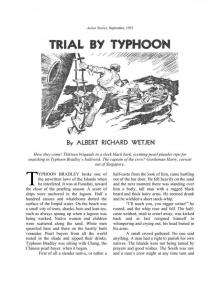 Trial by Typhoon by Albert Richard Wetjen