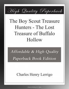 The Boy Scout Treasure Hunters; Or, The Lost Treasure of Buffalo Hollow