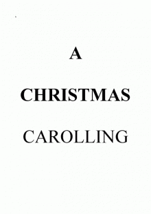 A Christmas Carolling