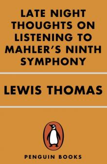 Late Night Thoughts on Listening to Mahler's Ninth Symphony