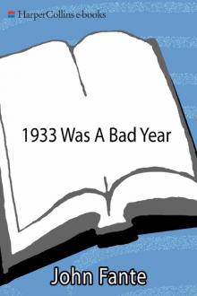 1933 Was a Bad Year