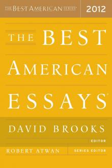 The Best American Essays 2012