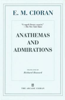 Anathemas and Admirations