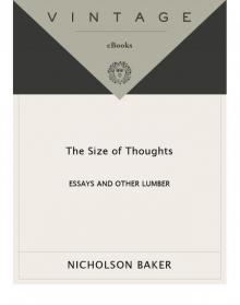 The Size of Thoughts