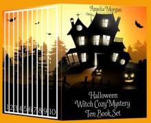 Halloween Witch Cozy Mystery Ten Book Set