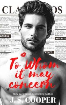 To Whom it May Concern (The Hart Duet Book 1)