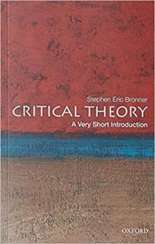 Critical Theory_A Very Short Introduction