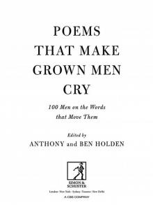 Poems That Make Grown Men Cry