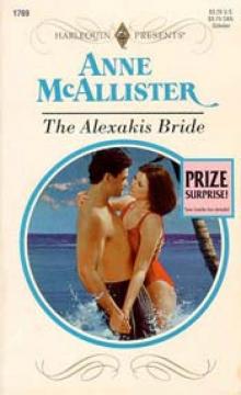 THE ALEXAKIS BRIDE by Anne McAllister