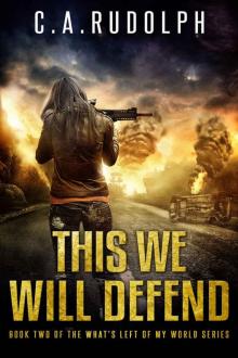 What's Left of My World (Book 2): This We Will Defend