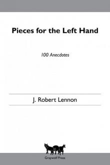 Pieces for the Left Hand: Stories